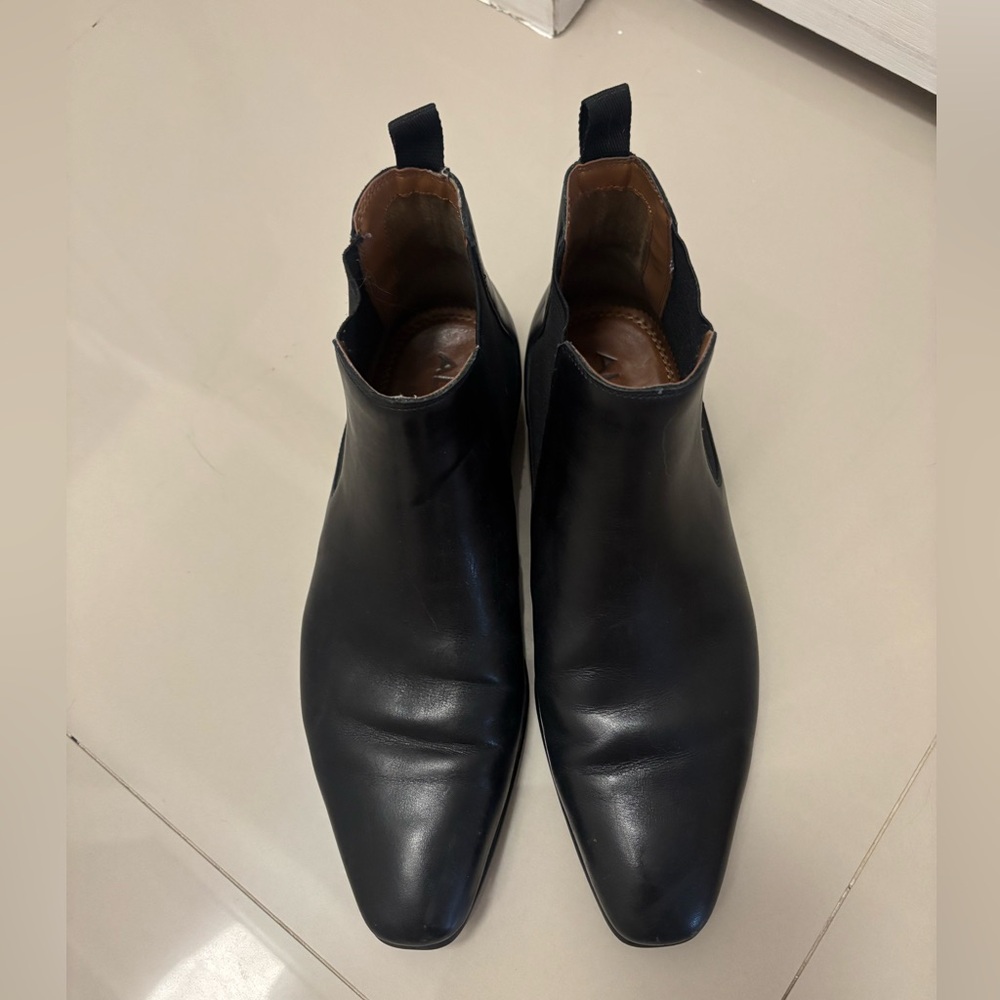Aldo Black Leather Chukka Chelsea Boots US 7.5